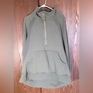 lululemon athletica scuba oversized final neck, half zip